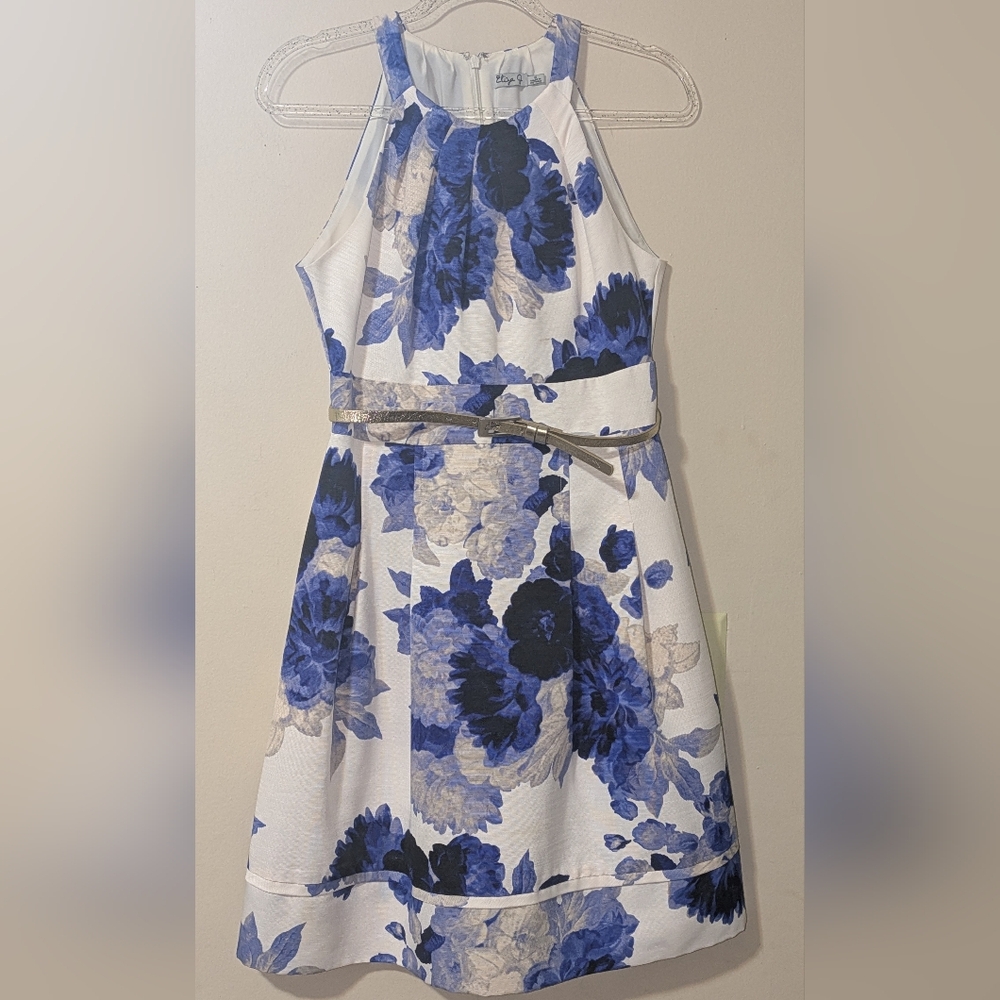 ❤️PRICE DROP❤️ Eliza J White and Blue Dress